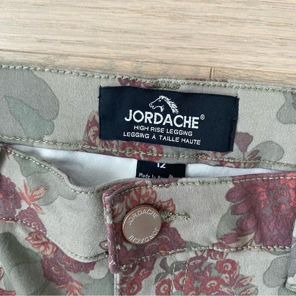 High Rise Floral Jean Leggings - Picture 5 of 15